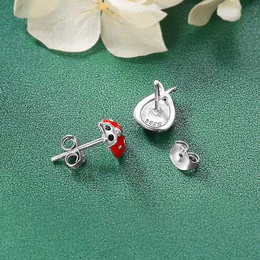 Miraculous Ladybug Stud Earrings