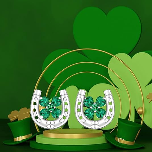 Shamrock Stud Earrings