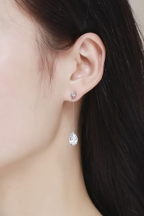 Long Teardrop Dangle Drop Earrings For Women