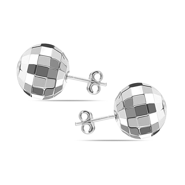 Disco Ball Stud Earrings