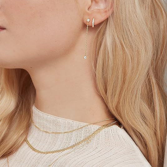 Linear Dangle Earrings