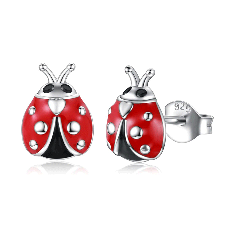 Miraculous Ladybug Stud Earrings