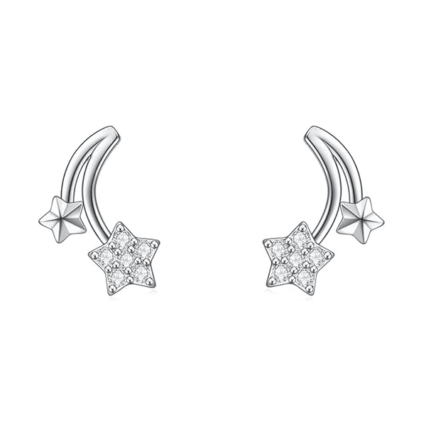 Shooting Star Stud Earrings