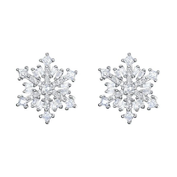 Snowflake Stud Earrings