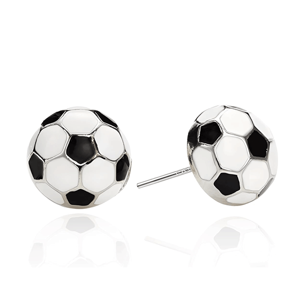 Soccer Ball Stud Earrings