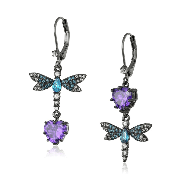 Dragonfly Drop Earrings