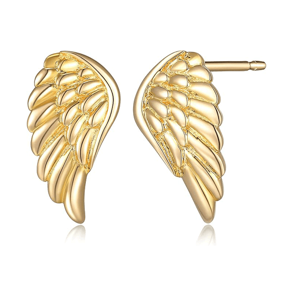 Angel Wing Stud Earrings