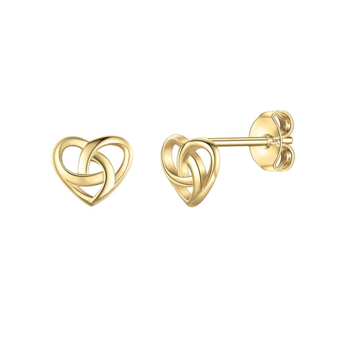 Irish Trinity Celtic Knot Stud Earrings