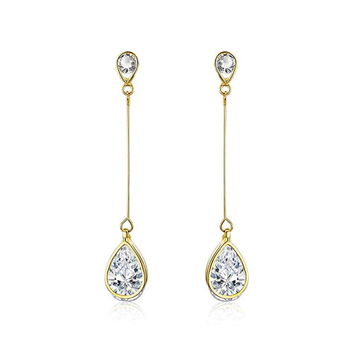 Long Teardrop Dangle Drop Earrings For Women