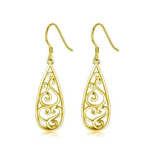 Filigree Drop Earrings