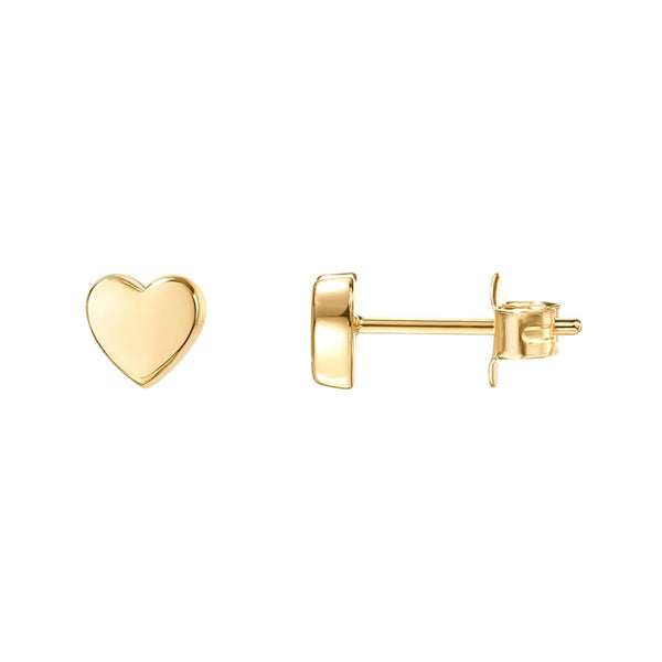 Love Heart Stud Earrings