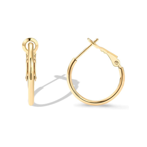 Paddle Back Hoop Earrings