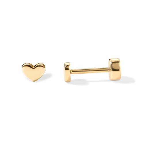 Small Heart Stud Earrings