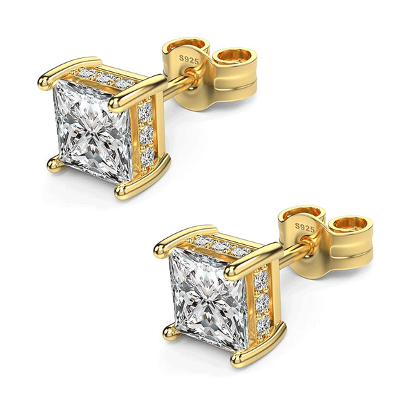 5mm Square Ear Stud Earrings