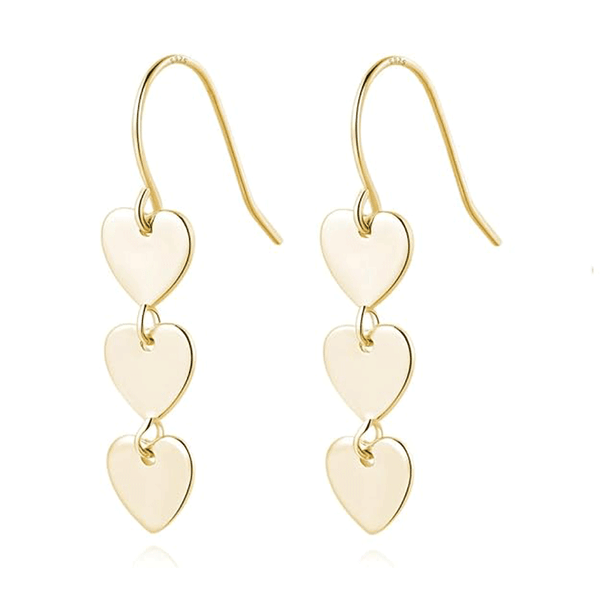 Hanging Heart Earrings