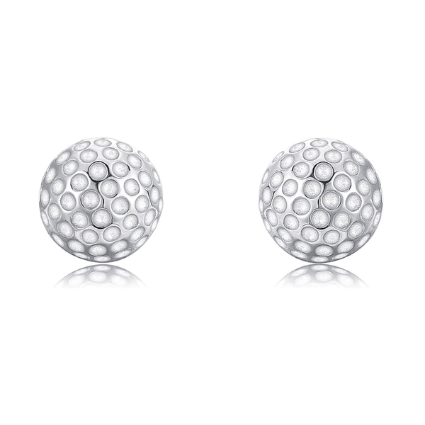 Golf Ball Stud Earrings