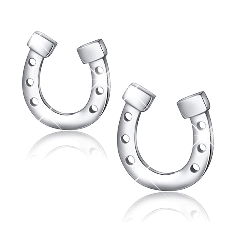 Horseshoe Stud Earrings