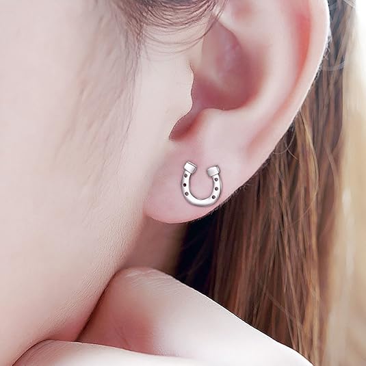 Horseshoe Stud Earrings