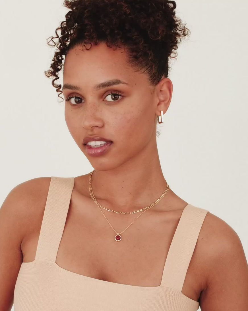 Rectangular Hoop Earrings