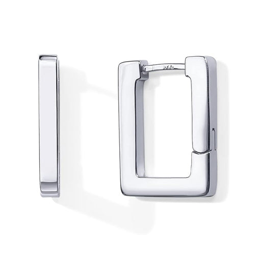 Rectangular Hoop Earrings