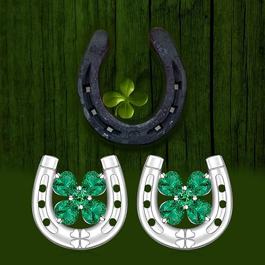 Shamrock Stud Earrings