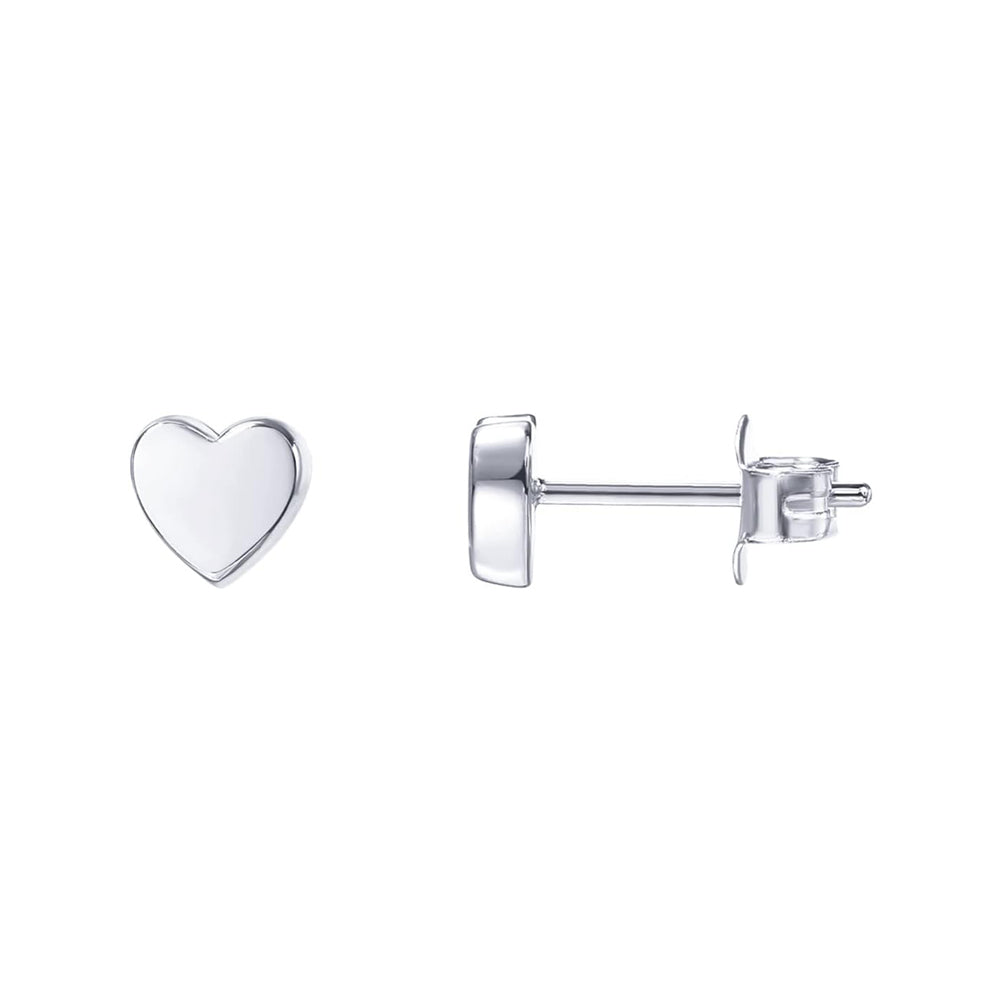 Love Heart Stud Earrings