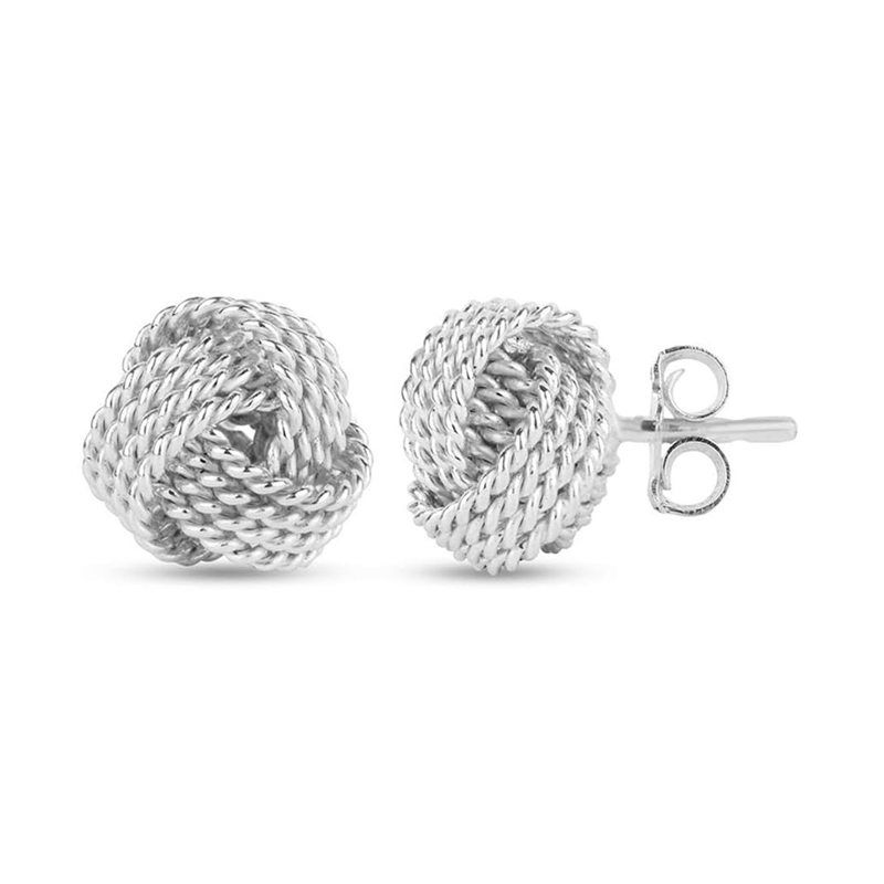 Lovers Knot Stud Earrings